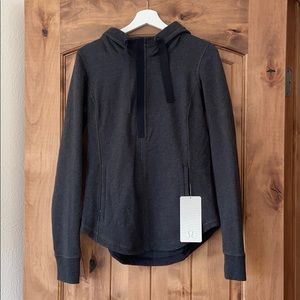 Lululemon half zip pullover hooded sweatshirt
